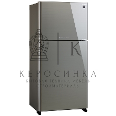 Холодильник Sharp SJ-XG60PGSL серебристый двухкамерный морозилка сверху, No Frost