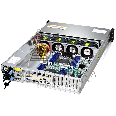 Серверный корпус Gooxi RMC2112-670-HSE-D 2U 12bay chassis,Expander backplane rear 2*2.5