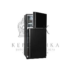 Холодильник Sharp SJ-XG55PMBK черный двухкамерный 394/162 л морозилка сверху