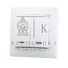 Выключатель 2-кл. СП Мира 10А IP20 с подсветкой белый/белый LEZARD 701-0202-112