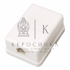 Рoзетка телефонная внешняя PROconnect, 1 порт RJ-11(6P-2C), категория 3, (50 шт/уп)