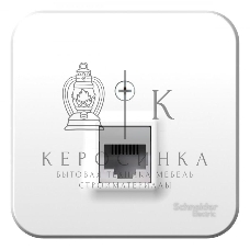 Розетка телефонная 1-м ОП Blanca RJ11 изол. пласт. бел. SchE BLNIA011001