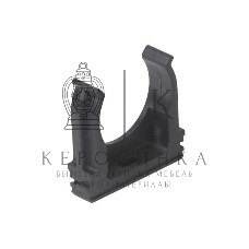 Клипса для трубы d32мм черный Рувинил К01132Ч