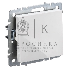 Выключатель 1-кл. прох. IEK BRITE 10А ВС10-1-6-БрБ белый