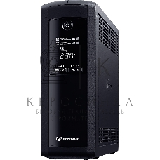 Источник бесперебойного питания UPS CyberPower VP1600EILCD Line-Interactive 1600VA/960W USB/RS-232/RJ11/45 (4 + 4 IEC С13)