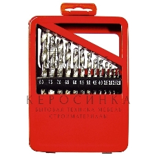 Набор сверл Matrix по металлу, 2-8 мм, HSS, 13 шт., метал. коробка цил. хвостовик