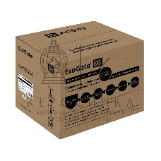 Стабилизатор напряжения ExeGate Expert AS-10000 белый (10000ВА, вход 140...260В, цветной дисплей, выход 220В±8%, КПД 98%, 5 уровней защиты, задержка, усиленный метал. корпус, клем.колодка, RTL)