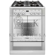 Плита комбинированная Gefest ПГЭ 6502-03 0242 белый, конфорок 4 газовых, духовка 55 л, 60 см x 85 см x 60 см