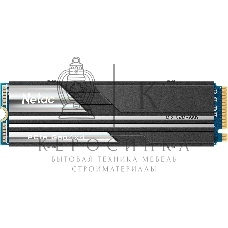 Накопитель SSD Netac NV5000, 500Gb, M.2 2280, PCIe 4.0 x4, NVMe, R/W 5000/2500, с радиатором