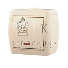 Выключатель 1-кл. ОП Ната 10А IP20 с подсветкой крем. LEZARD 710-0300-111