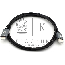 Кабель аудио-видео Cactus CS-DP-HDMI-1.2-2 DisplayPort (m)/HDMI (m) 2м. позолоч.конт. черный