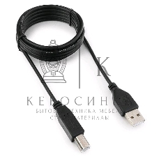 Кабель Гарнизон Кабель USB 2.0, AM/BM, 1.8м, пакет (GCC-USB2-AMBM-1.8M)