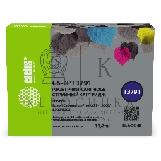 Картридж струйный Cactus CS-EPT3791 378XL черный (13.2 мл) для Epson Expression Photo XP-8500/XP-8505/XP-15000