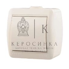 Выключатель 1-кл. ОП Ната 10А IP20 белый LEZARD 710-0200-100