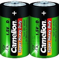 Элемент питания солевой Camelion R R20 (шринка 2шт) 1.5 В