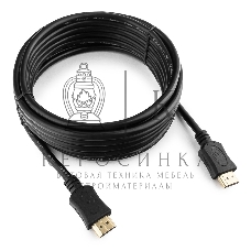 Кабель Cablexpert HDMI CC-HDMI4L-15, 19M/19M, v2.0, серия Light, позол.разъемы, экран, 4.5м, черный, пакет
