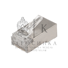 Разъем сетевой Rexant LAN на кабель, штекер 8Р8С (Rj-45), под обжим, в экране, (10 шт.)