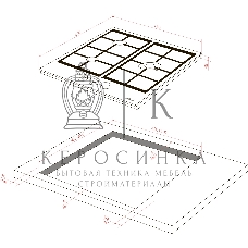 Варочная поверхность Monsher MGG 43 Blanc, газ, High-Tech, 45 см, автоматический электроподжиг, газ-контроль, форсунки под сжиженый газ, SABAF конфорки, чугунные решетки, белый