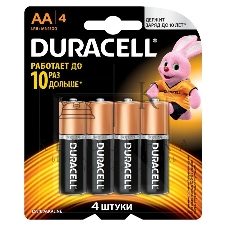 Батарея Duracell Basic CN LR6-4BL AA (4шт)