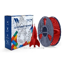 Филамент NVPrint PLA High Speed Red для 3D печати диаметр 1.75мм длина 330 метров масса 1 кг