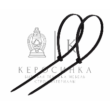 Хомут-стяжка кабельная нейлоновая Rexant 400 x7,6 мм, черная, упаковка 100 шт.