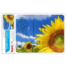 Коврик для мыши Buro BU-M20036 пластиковый, поле подсолнухов, 230х180х2мм