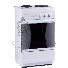 Плита электрическая Flama CE 3201 W белый, конфорок 2 шт, духовка 30 л, 50 см x 85 см x 36 см