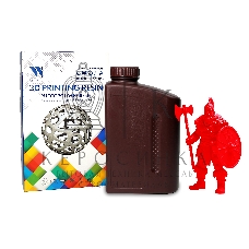 Фотополимерная смола NVPrint Standard Resin Clear Red для 3D печати 1 кг (бут)