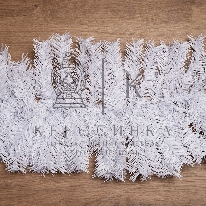 Белоснежный еловый шлейф Neon-night 2,7м