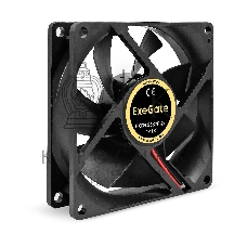 Вентилятор для корпуса ExeGate EX08025S2P-24 черный, 80 мм, 2800 об/мин, 28 дБ, 2 pin