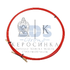 Протяжка кабельная Rexant (мини УЗК в бухте), стеклопруток, d=3,5 мм, 3 м, красная