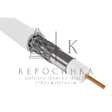 Кабель коаксиальный ITK CC1-R6F1-111-300-G RG-6 F/UTP общий экран 75Om PVC внутренний 300м белый