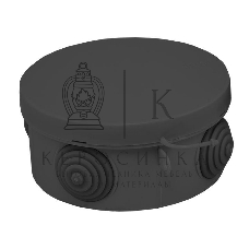 Коробка распаячная КМР-040-039 с крышкой 85х40 4 мембранных ввода IP54 черный EKF plc-kmr-040-039-b