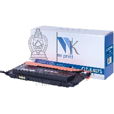 Картридж лазерный NVPrint совместимый Samsung CLT-K407S черный для CLP-325/CLX-3185 (1500k)