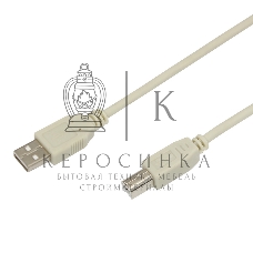 Кабель USB Rexant (шт. USB B - шт. USB A) 1.8 метра, серый