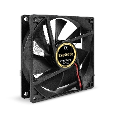 Вентилятор для корпуса ExeGate EX09225S2P-24 черный, 92 мм, 2700 об/мин, 33.9 дБ, 2 pin