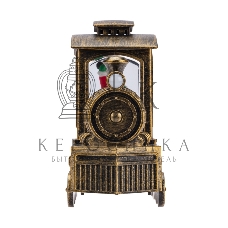 Декоративный фонарь Паровоз с эффектом снегопада и подсветкой