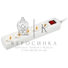Сетевой фильтр IEK У05В WYP10-10-05-07-ZK-G, 7 м, 5 розеток, белый
