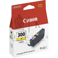 Картридж струйный Canon PFI-300 Y EUR/OCN желтый (530 стр.) для Canon imagePROGRAF PRO-300