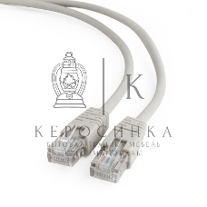 Патч-корд UTP Cablexpert cat.5e, 3м, литой, многожильный, серый