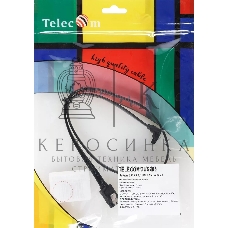 Кабель SATA M --SATA M 3.0V 7 pin угловой разъем Telecom 0.5m TUS705-0.5M