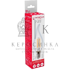 Лампа светодиодная Hiper THOMSON LED FILAMENT TAIL CANDLE 7W 750Lm E14 6500K