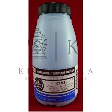 Тонер OKI C301/C321/C310/C330/C331/C510/C511/C530/C531/C3300/C3400/C3450/C3520/C3530/C3600/C5600/C5700/MC350/MC351/MC352/MC360/MC361/MC362/MC561/MC562 Cyan (фл., 50г) B&W Premium (Tomoegawa) - фас.России