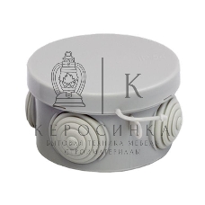 Коробка распаячная КМР-040-038 наружная с крышкой 65х40 АБС 4 мембранных ввода IP54 EKF plc-kmr-040-038