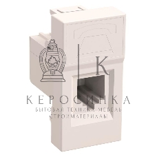 Розетка телефонная RJ-11 Iek (CKK-40D-RT1-K01) РКФ-10-00-П кат.3 (на 1 модуль) ПРАЙМЕР белая