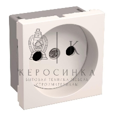Розетка Iek CKK-40D-RSB2-K01-K РКС-20-20-П-К без з/к 2к (на 2 модуля) ПРАЙМЕР белая IEK