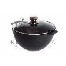 Казан для плова 4 л АП Гранит черный 54802