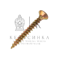 Саморез универсальный Kranz 4х30, желтый цинк, упаковка поставщика (12 000 шт.)