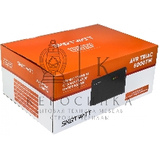Стабилизатор напряжения Smartwatt AVR Triac 5000TW 5000ВА черный