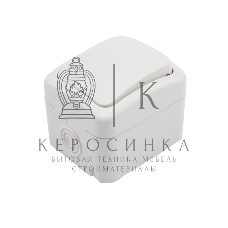 Переключатель проходной Kranz Mini OG открытой установки, IP54 белый